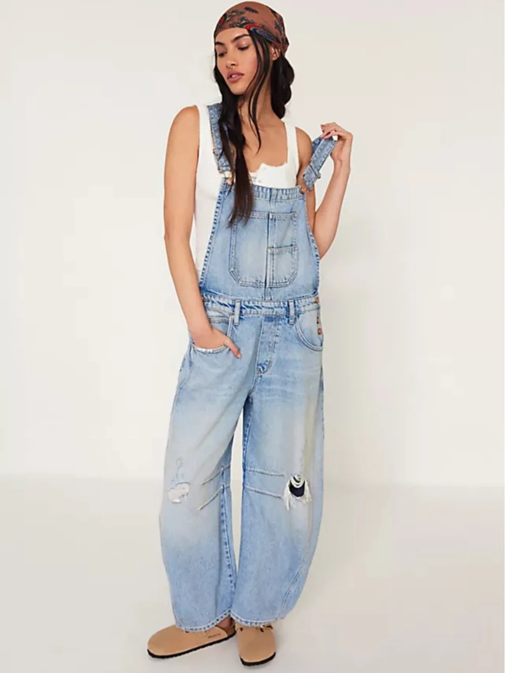 We The Free Good Luck Barrel Overalls - Size XS